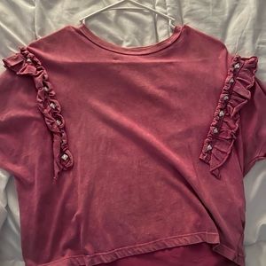 Pink bershka top